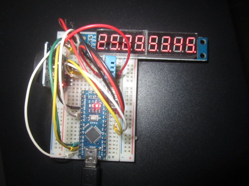 Arduinoマイコンを使った時計